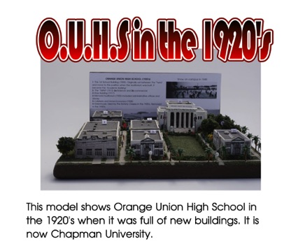 O.U.H.S in the 1920's